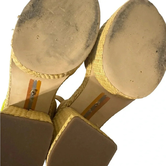 🤎 SAM EDELMAN “Immie” Platform Wedge Sandals Sz 9.5 🤎 - Picture 5 of 7
